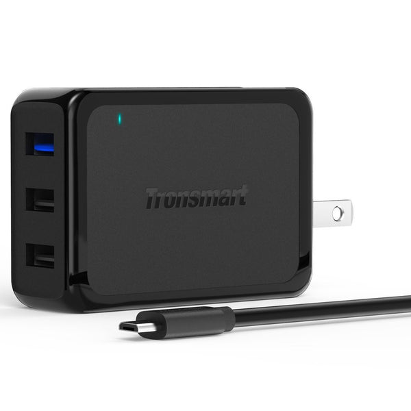 3-port USB wall quick charger