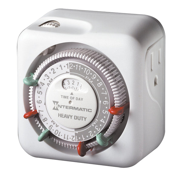 Intermatic 15 amp heavy-duty grounded timer