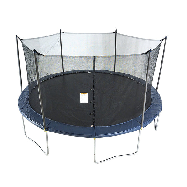 ActivPlay Round Trampoline with Safety Enclosure and Spring Pad