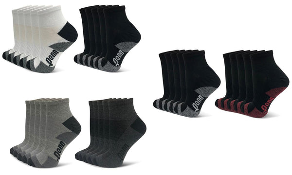 Penn Men's Athletic Quarter Length Socks (10 Pack)