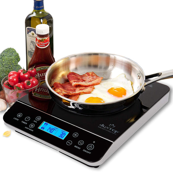 Duxtop LCD 1800-Watt Portable Induction Cooktop Countertop Burner
