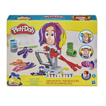 8 Piece Play-Doh Crazy Cuts Hair Salon Toy with Colorful Cans and Styling Tools