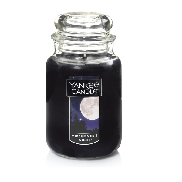 Vela perfumada Yankee Candle MidSummer's Night de 22 onzas, más de 110 horas de combustión