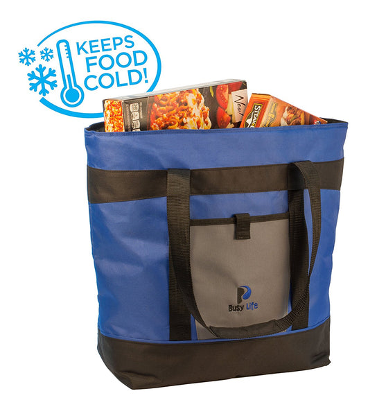 Busy Life Insulated Grocery Bag - Extra Large 10 Gallon Capacity