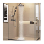 Veken High-Pressure Shower Head with Extension Arm - Wide Rainfall and Handheld Water Spray Combo