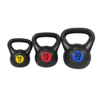 3-Pc BalanceFrom Kettlebell Exercise Weight Set: 10lb, 15lb, 20lb