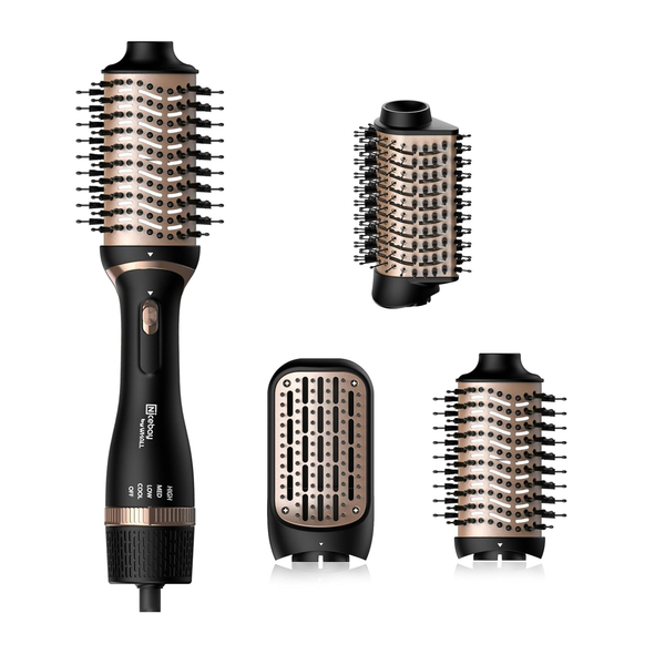 Ultimate Hair Styler: 1-Step Dryer, Straightener, Curler & Volumizer with Negative Ion Technology