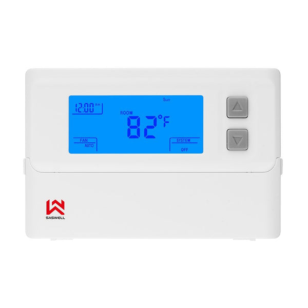 Termostato HVAC programable de una sola etapa 5-2 con pantalla fácil de leer