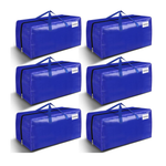 Paquete de 6 bolsas para mudanzas resistentes BlissTotes de 93 L