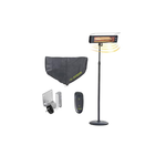 Calentador eléctrico para patio Sun Joe de 1500 vatios con control remoto