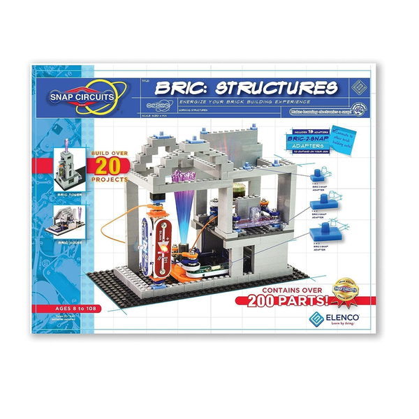 Kit de estructuras Bric de Snap Circuits: Snap, Build y Power: ¡más de 130 proyectos electrónicos!