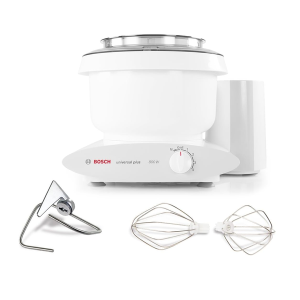 Batidora de pie universal Plus Bosch de 800 vatios y 6,5 cuartos