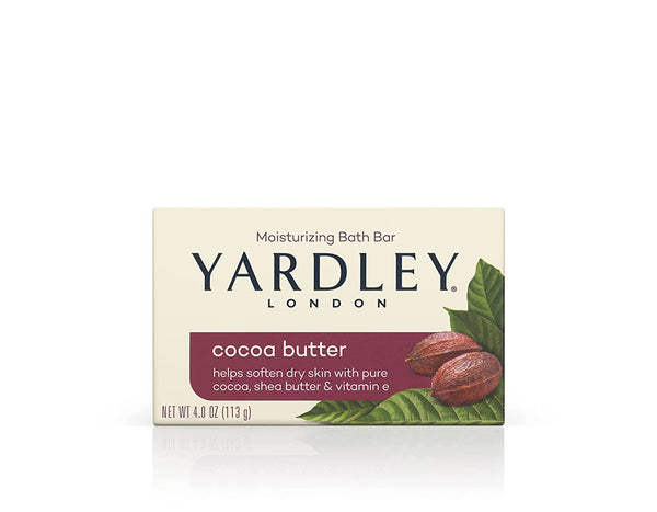 Jabón en barra de manteca de cacao pura y vitamina E de Yardley London