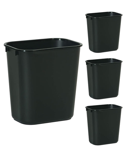 4 Rubbermaid Commercial 3.5 Gallon Trash Cans
