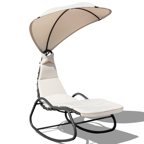 Patio Hanging Chaise Lounge Swing Chair (3 Colors)