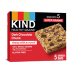 Barras sin gluten con trozos de chocolate amargo y granos saludables de 40 unidades