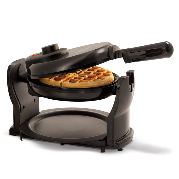 Bella Rotating Non-Stick Belgian Waffle Maker with Removeable Drip Tray