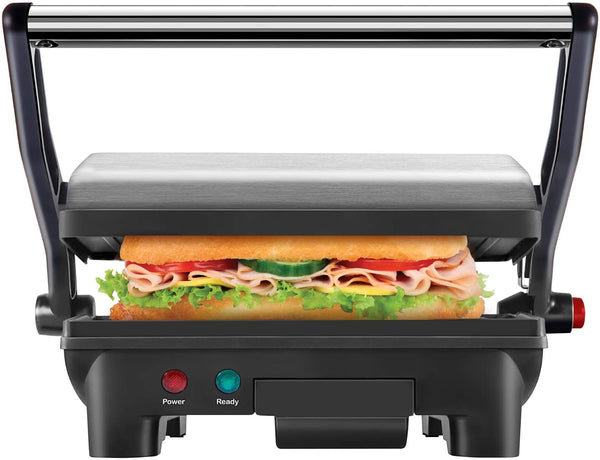 Chefman Prensa Panini Eléctrica Parrilla y Sandwichera Gourmet