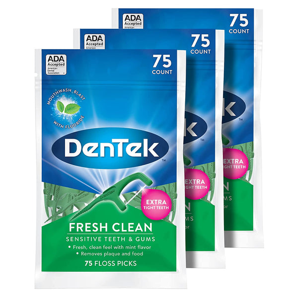 225 púas de hilo dental DenTek Fresh Clean