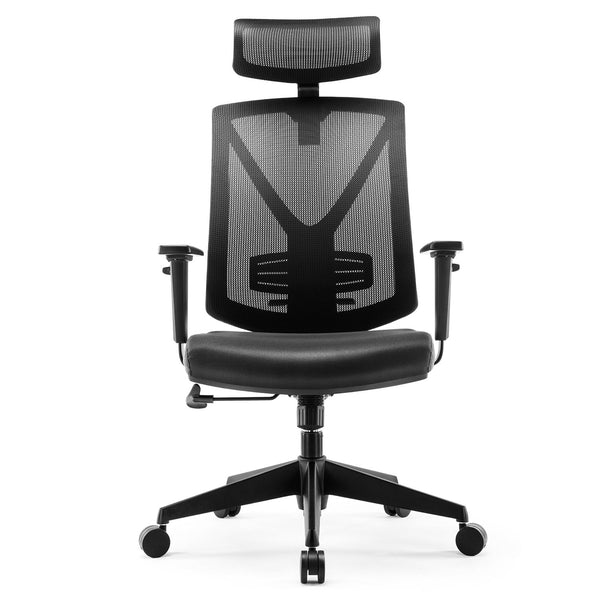 Silla de oficina de malla con respaldo alto