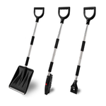 Portable 3-in-1 Snow Shovel Kit for Efficient Winter Cleanup and Emergency Use