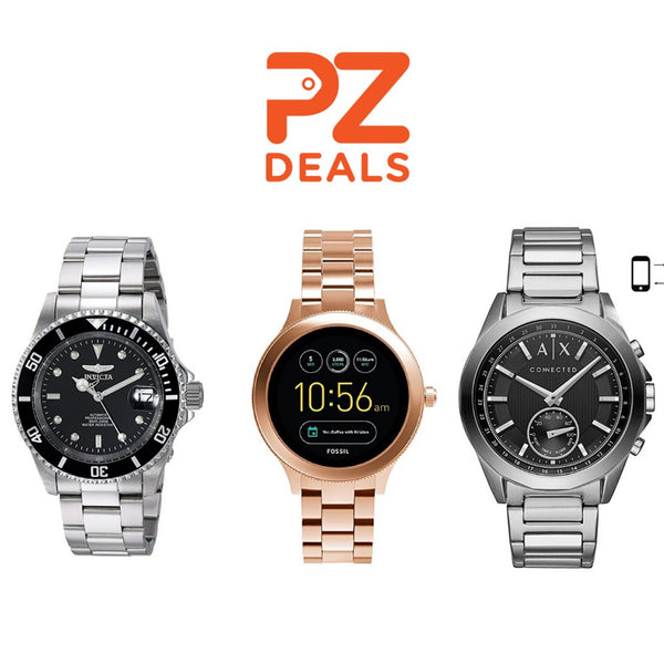 Up to 60% off Invicta, Fossil, Seiko, Bulova, Citizen, Guess, Armani Exchange & Kate Spade watches