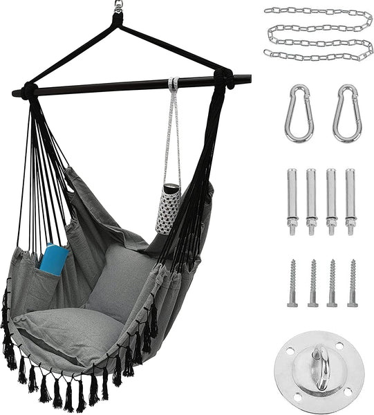 Silla hamaca de cuerda colgante Project One (5 colores)