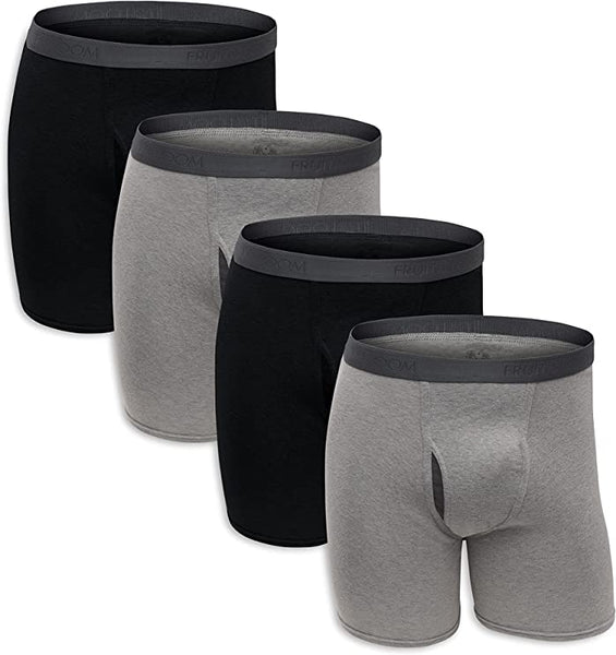 4 Fruit of the Loom Men's Premium Tag-Free Cotton Underwear