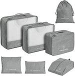 7 Piece Packing Cubes For Suitcases