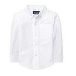 The Children's Place Baby & Toddler Boy's Button Down Oxford Shirt - Long Sleeve
