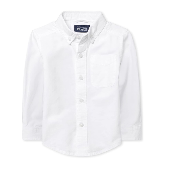 The Children's Place Baby & Toddler Boy's Button Down Oxford Shirt - Long Sleeve