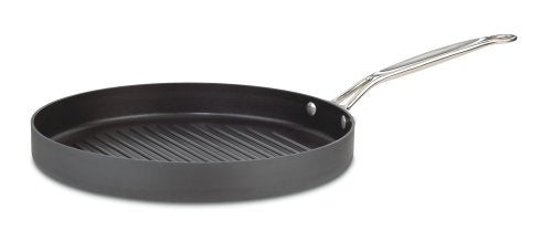 Chef's Classic Nonstick Hard-Anodized 12-Inch Round Grill Pan