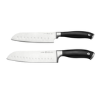 Juego de cuchillos Santoku Elite forjados Henckels de 2 piezas, diseño alemán