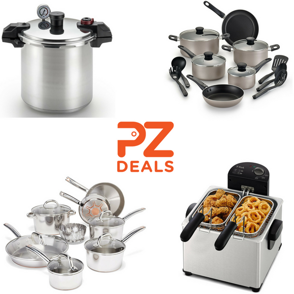 Hasta 30% de descuento en juegos de utensilios de cocina, freidoras, ollas a presión y más T-fal