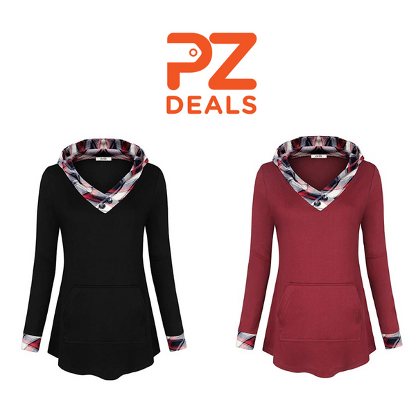 Women's tunic top hoodies
