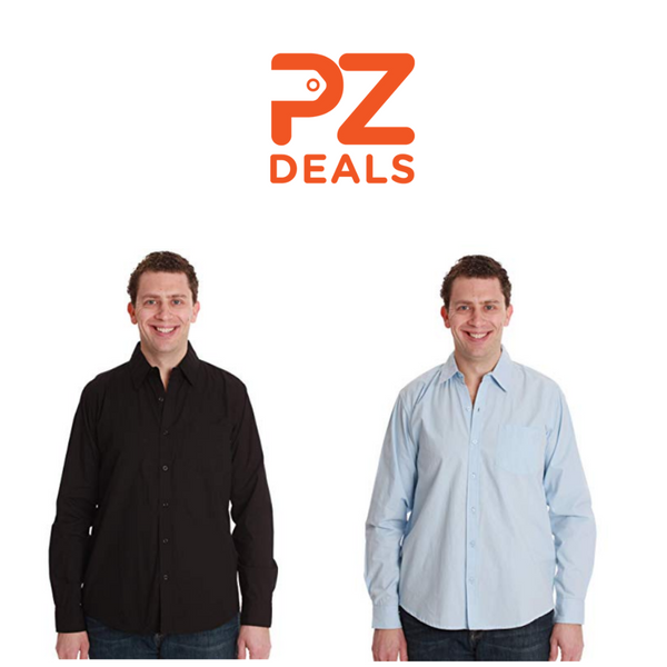 Whiskey & Oak Classic Fit Or Slim Fit Solid Casual Button Down Shirt