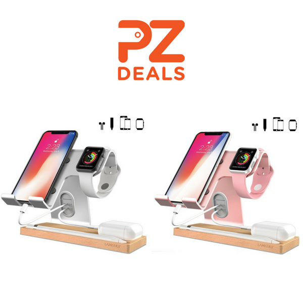 Cell phone and Apple Watch stand