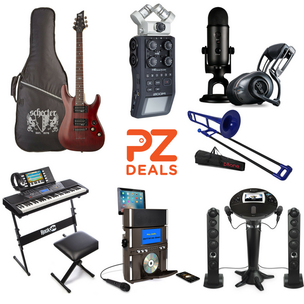 Up to 35% off select musical instruments and accessories