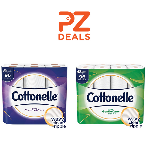 84 rolls of Cottonelle toilet paper