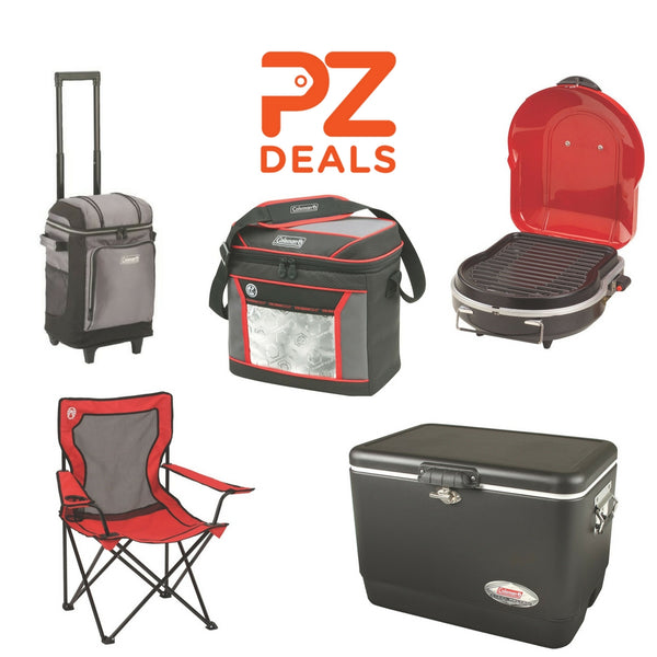 Up to 45% off Coleman coolers, chairs, grills and screen-houses