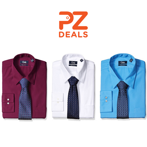 Men's dress shirts with tie combo