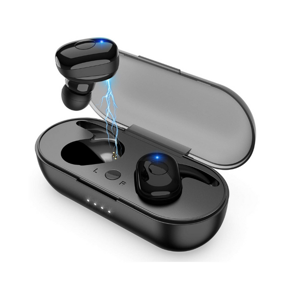 Sweat-Proof Wireless Earbuds With Charging Case