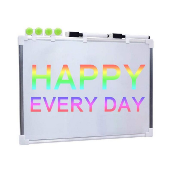 Magnetic Dry Erase Whiteboard with 2 Dry Erase Markers and 4 Magnets