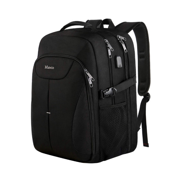Mochila grande impermeable con puerto de carga USB