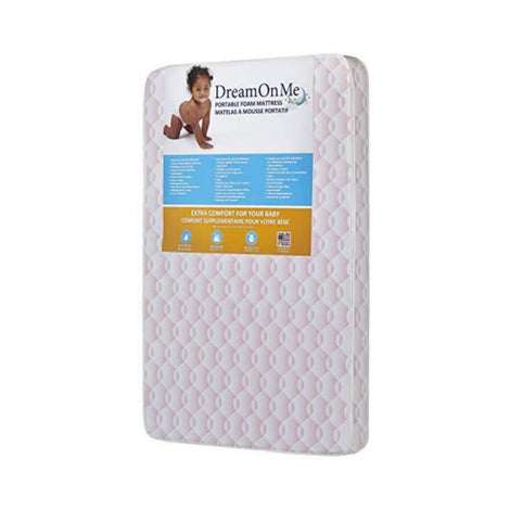 Dream On Me Travel Lite Portable Play Yard Foam Mattress