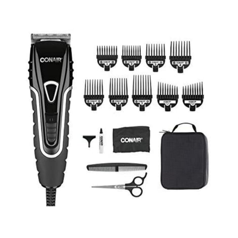 Cortapelos de 20 piezas con agarre antideslizante Serie Barbershop de Conair