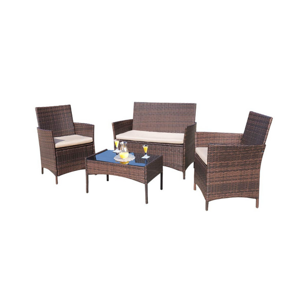 4 Piece Outdoor Patio Furniture Set