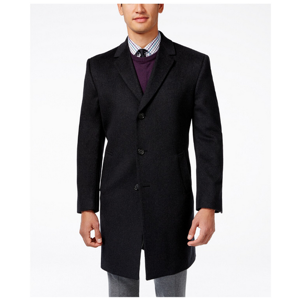 Kenneth Cole Reaction Raburn Wool-Blend Over Coat (3 Colors)
