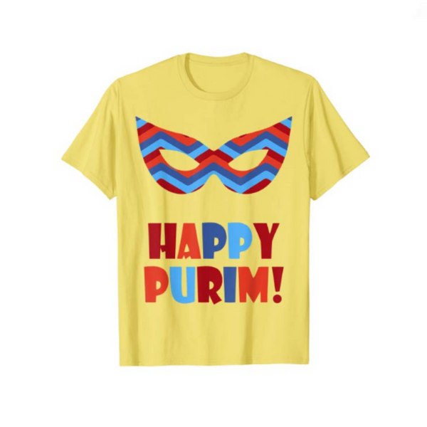 Camisetas Purim (10 estilos) 