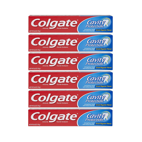 6-Pack of 6oz Colgate Cavity Protection Toothpaste w/Fluoride